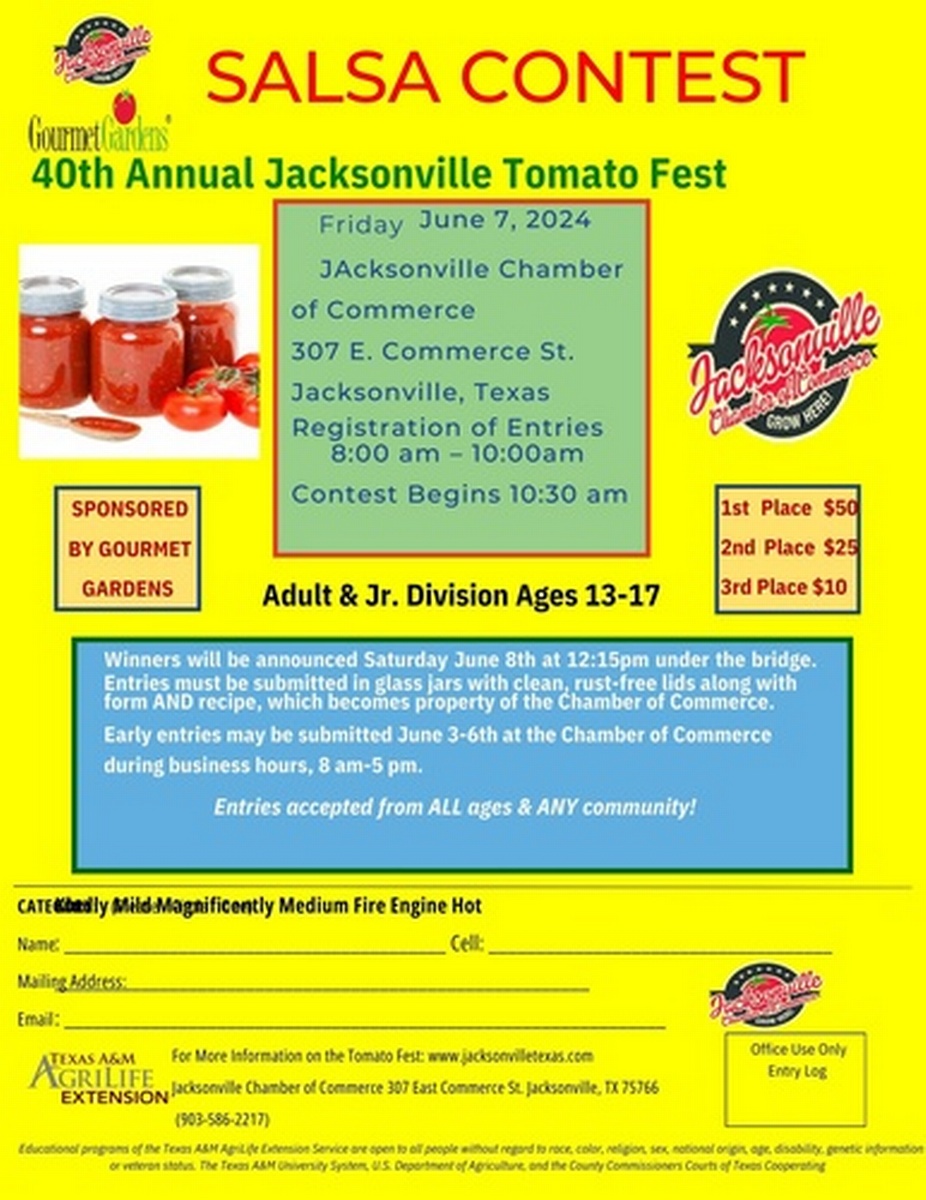 2024 Tomato Fest Salsa Contest Jun 7, 2024